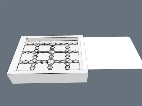 Cupcake-Box 3D Modell