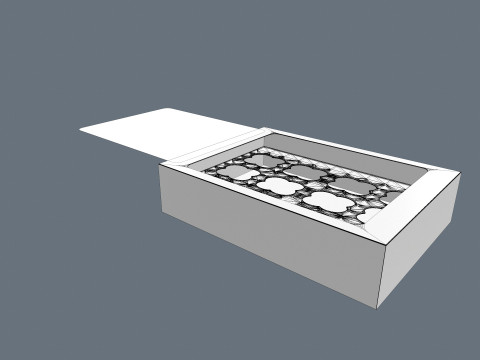 Cupcake-Box 3D Modell