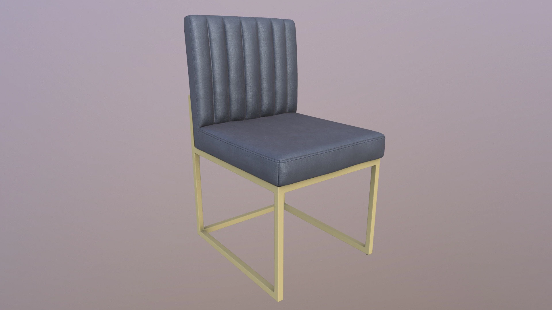 Fabric Dining Chair 3D Model .c4d .max .obj .3ds .fbx .stl .blend