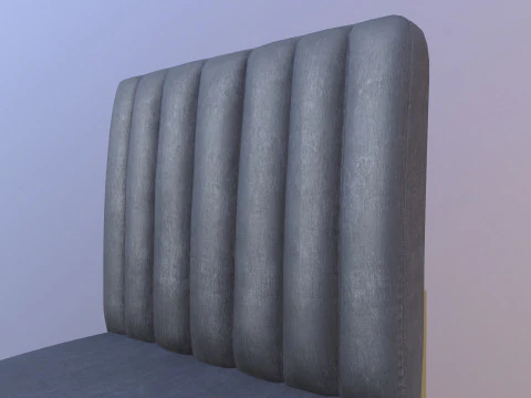 Fabric Dining Chair 3D Model