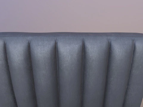 Fabric Dining Chair 3D Model