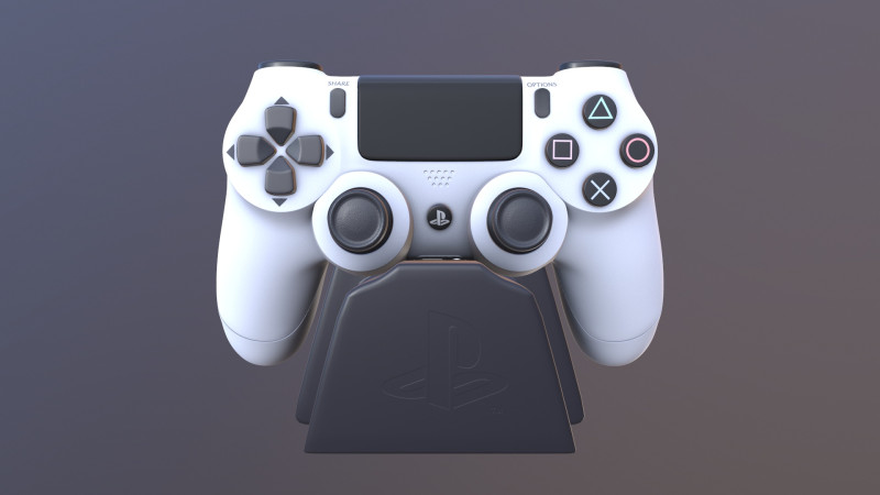 Gaming Remote joystick 3D Model .c4d .max .obj .3ds .fbx .stl .blend 