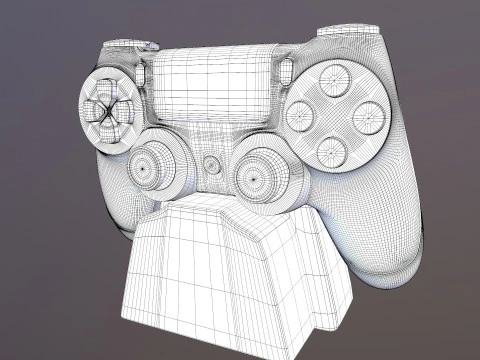 游戏遥控器 3D 模型
