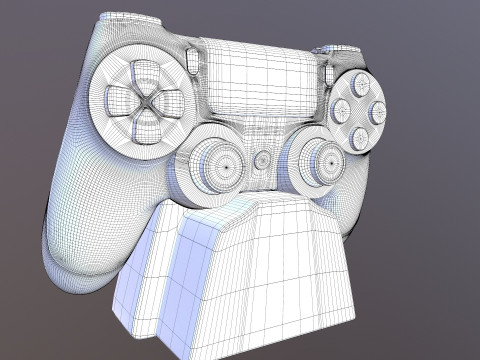 Gaming Remote joystick 3D Model