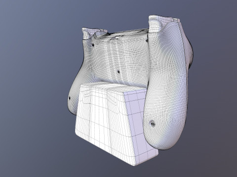 Gaming Remote joystick 3D Model