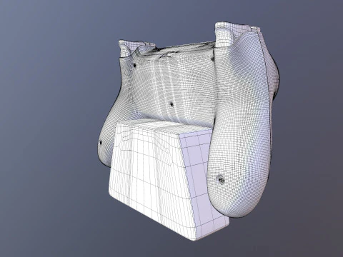 游戏遥控器 3D 模型