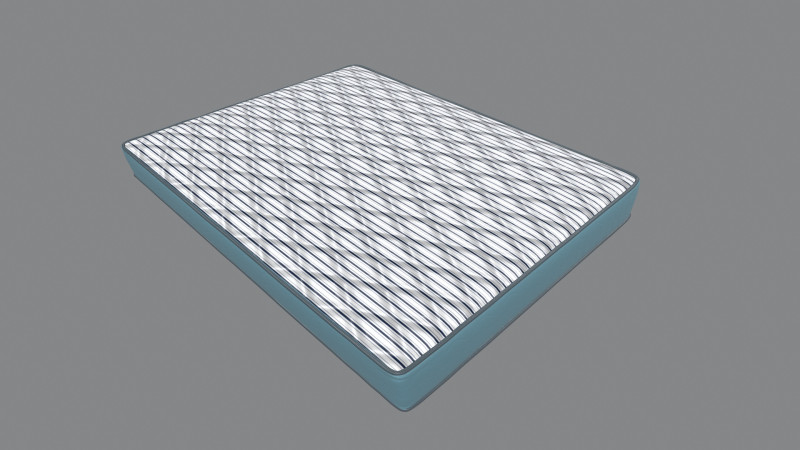 Mattresses mattress 3D Model .c4d .max .obj .3ds .fbx .stl .blend 