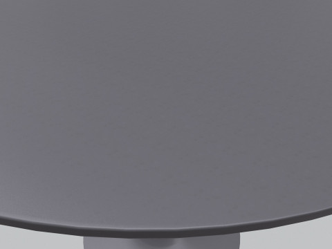 Meja bundar Model 3D