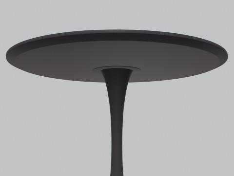 Meja bundar Model 3D