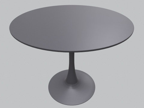 Meja bundar Model 3D