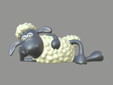 Shaun, a ovelha Modelo 3D