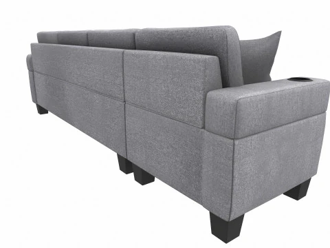 Sofa 3 Seater L Shaped 3D Model