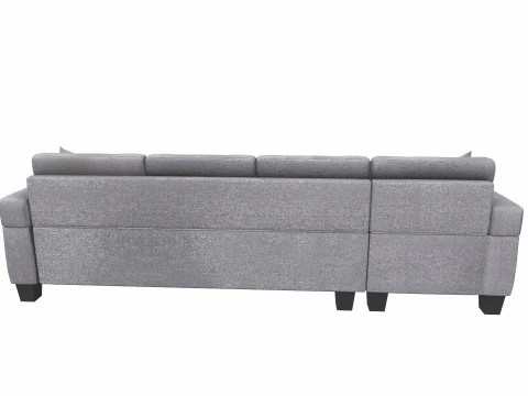 Sofa 3 Seater L Shaped 3D Model