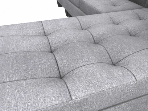 Sofa 3 Seater L Shaped 3D Model