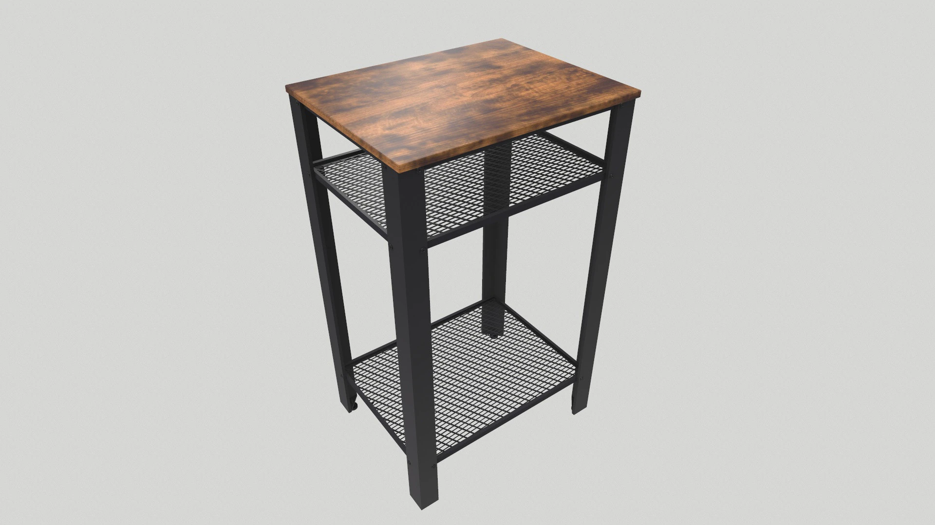 Telephone Table 3D Model .c4d .max .obj .3ds .fbx .stl .blend 