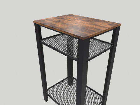 Telephone Table 3D Model