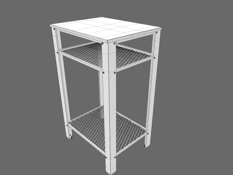 Tavolo telefonico Modello 3D