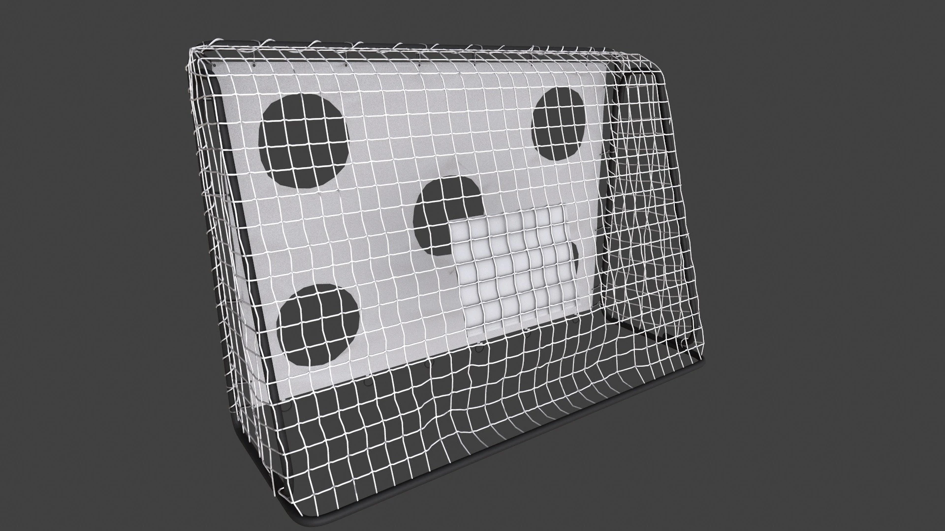 Foot Ball Training Net 3D Model .c4d .max .obj .3ds .fbx .stl .blend 