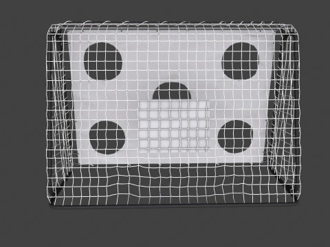 Foot Ball Training Net 3D Model