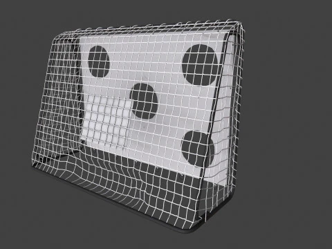 Foot Ball Training Net 3D Model