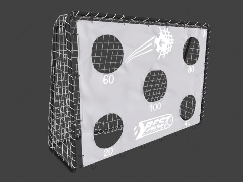 Foot Ball Training Net 3D Model