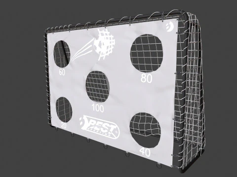 Foot Ball Training Net 3D Model