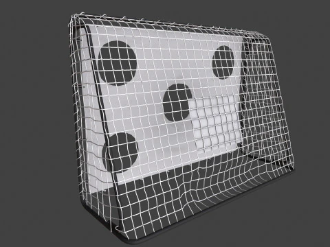 Foot Ball Training Net 3D Model
