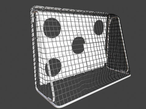 Foot Ball Training Net 3D Model