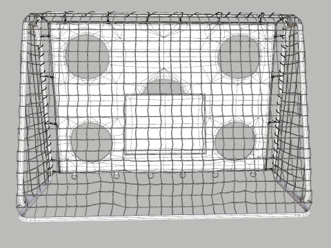 Foot Ball Training Net 3D Model