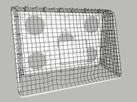 Foot Ball Training Net 3D Model