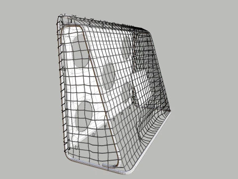 Foot Ball Training Net 3D Model
