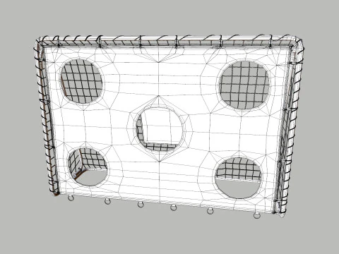 Foot Ball Training Net 3D Model