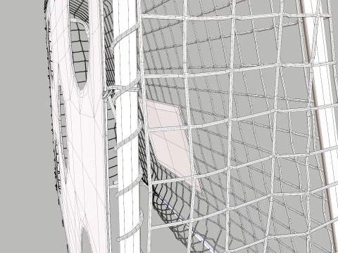 Foot Ball Training Net 3D Model