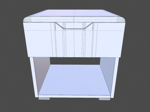 Scatola di immagazzinaggio Modello 3D