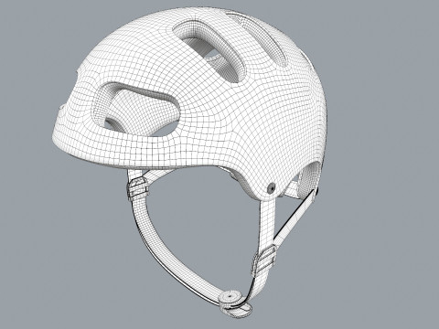 ヘルメットバイク 3Dモデル