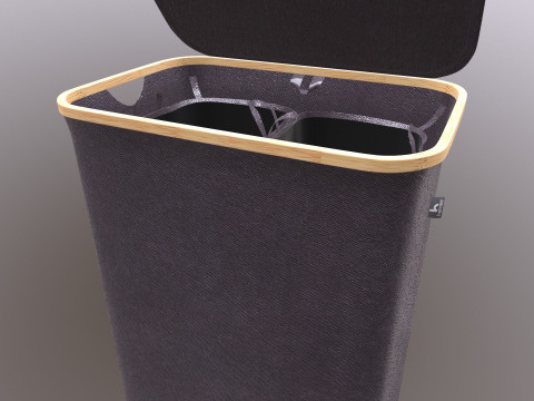 小さなランドリーバスケット 3Dモデル
