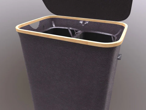 Small Laundry Basket 3D Model