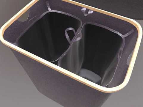 Small Laundry Basket 3D Model