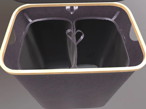 Small Laundry Basket 3D Model
