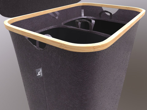 小さなランドリーバスケット 3Dモデル