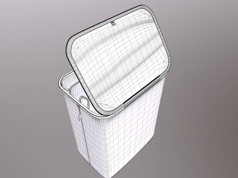 Small Laundry Basket 3D Model