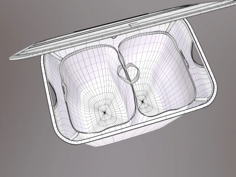 Small Laundry Basket 3D Model
