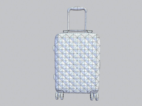 拉杆包 3D 模型