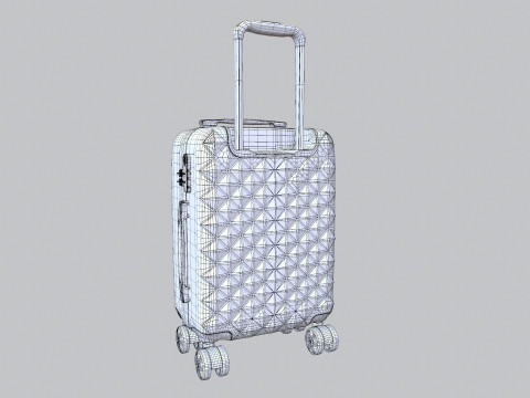 拉杆包 3D 模型