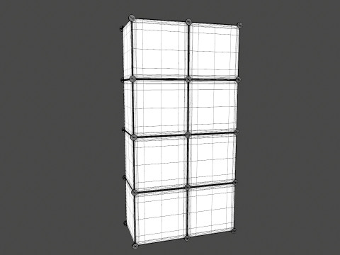 Wardrobe Children Pink Wardrobe 3D Model