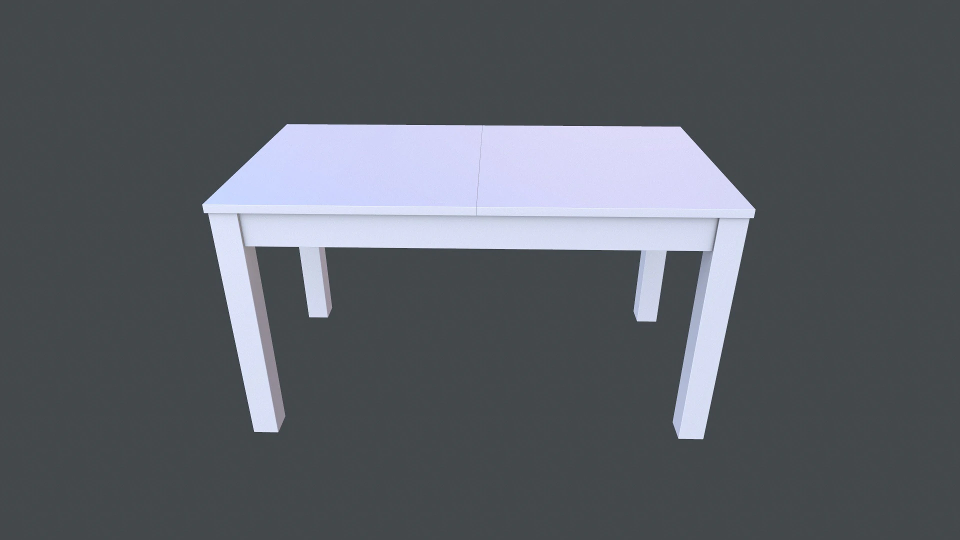Wooden Table 3D Model .c4d .max .obj .3ds .fbx .stl .blend 