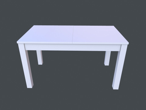 Wooden Table 3D Model
