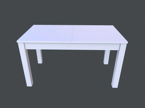 나무 테이블 3D 모델