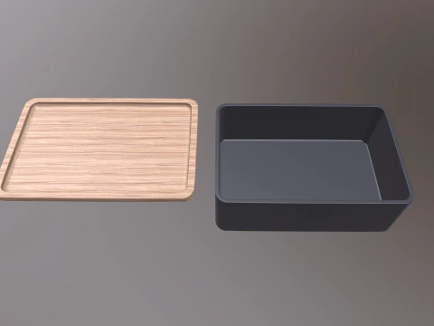 Phosphorus Lid Tray Accessory Case 3D Model