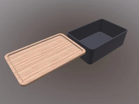 Phosphorus Lid Tray Accessory Case 3D Model
